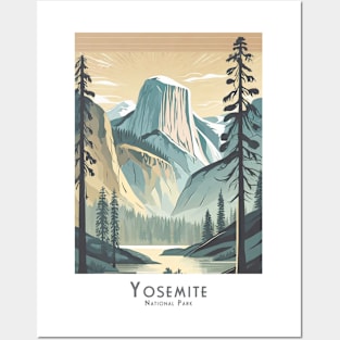 Yosemite Valley Sunrise National Park California Posters and Art